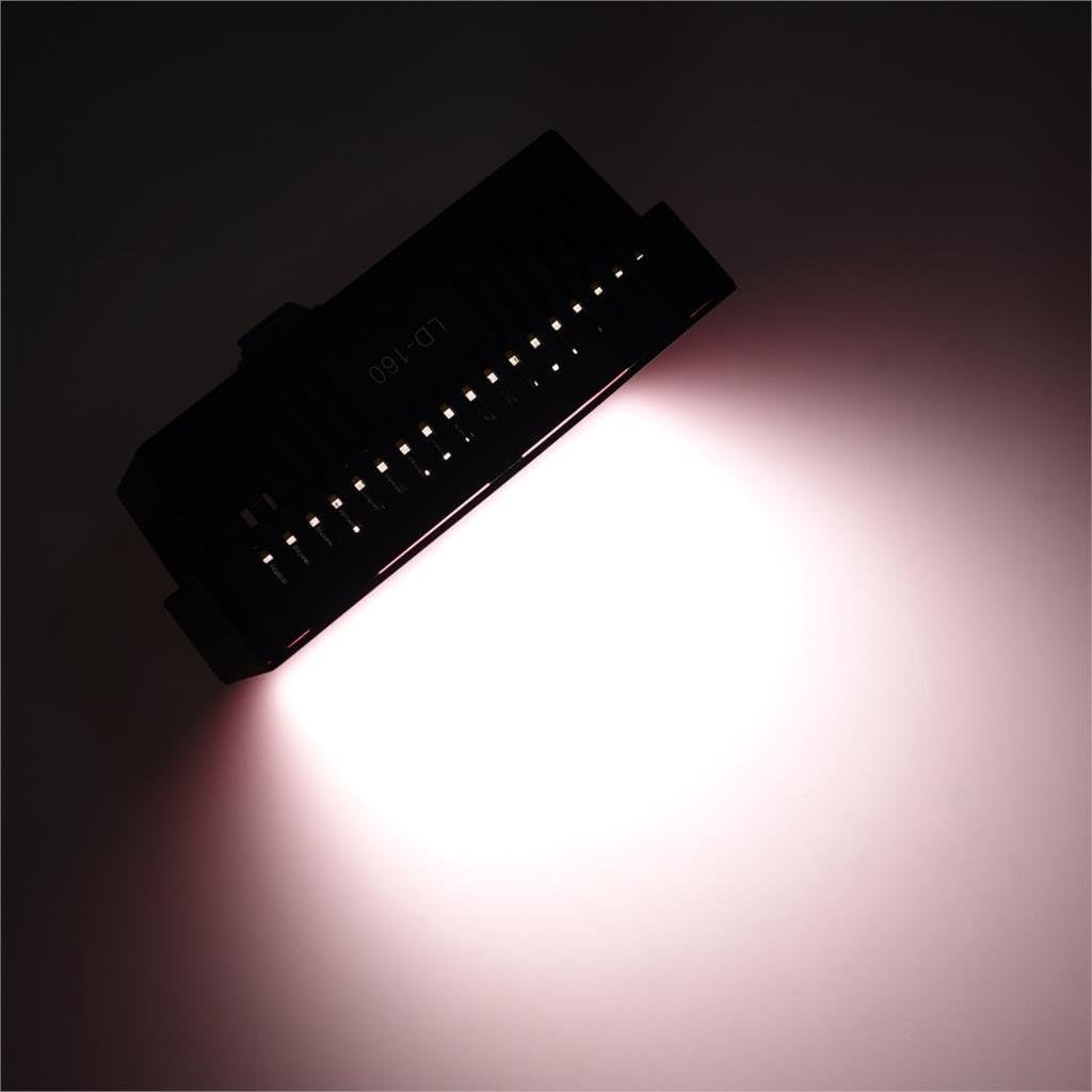 SSE 160 5600K 3 LED Digital Video Light of LEDs Video Kit Includes Rotating Cold Shoe Mount and Filters for Canon