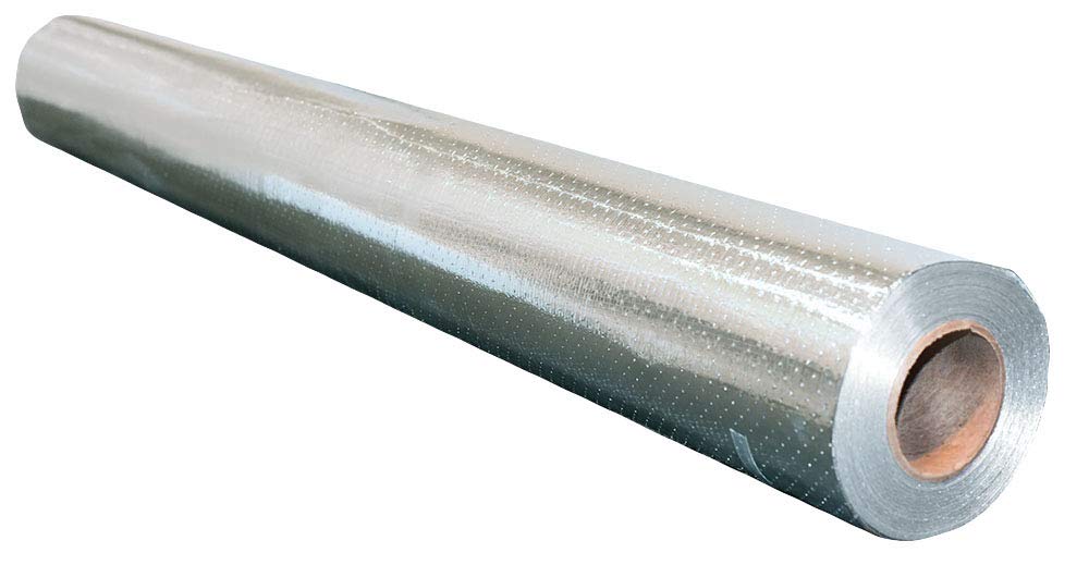 US Energy Products Radiant Barrier Insulation 1000 sqft (4ft Wide) Commercial Grade Perforated No Tear Green Energy Radiant Barrier Reflective Insulation Solar Attic Foil Roof House Wrap SCIF RIFD