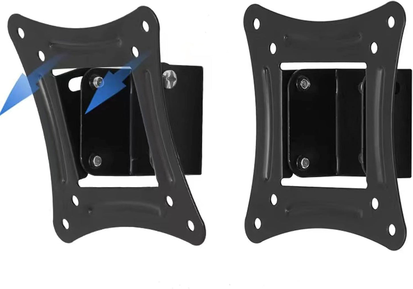 KUNHEHO 14-24 Inch Tilting TV Wall Mount Monitor Wall Mount Camper LED LCD Small Monitor Bracket with Screw
