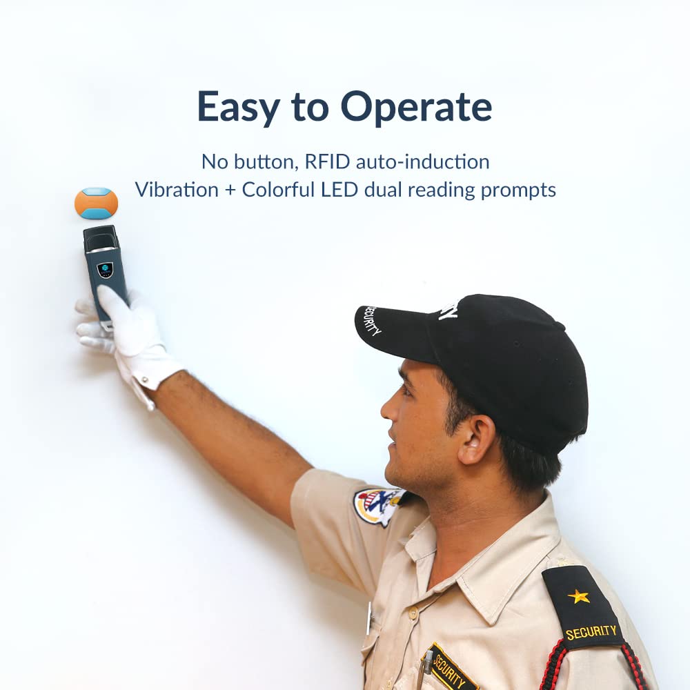 JWM Security Guard Tour Patrol System for Hotels, Hospitals, Logistics, Warehousing, Professional Guard Monitoring Attendance System, Free Cloud Software, 125 kHz RFID