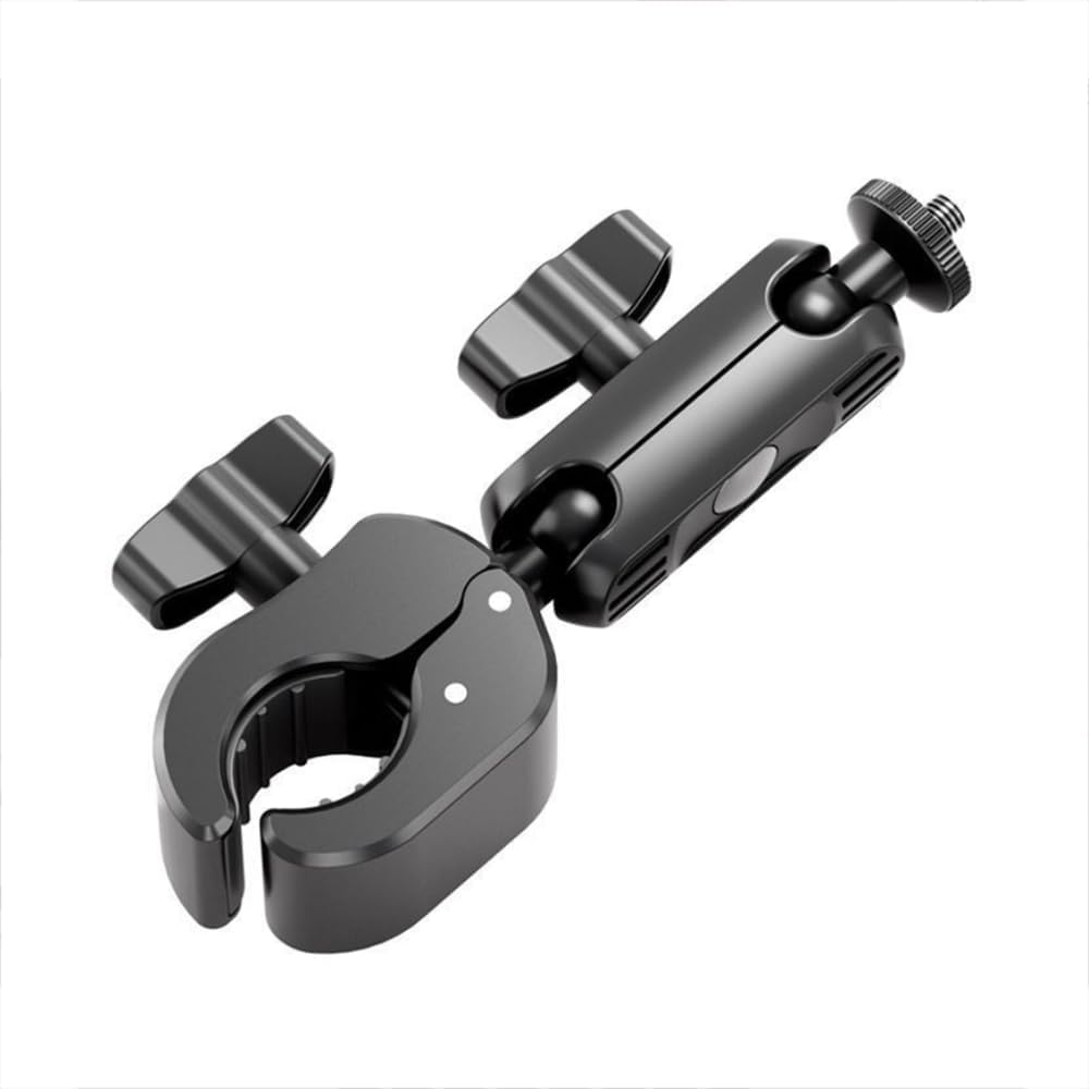 Ranyi 1/4" 6 5 4/ 13 12 11 10 9 8/ EK7000 4/ Adjustable Motorcycle Bike Handlebar Mount with Double Socket Arm Threads