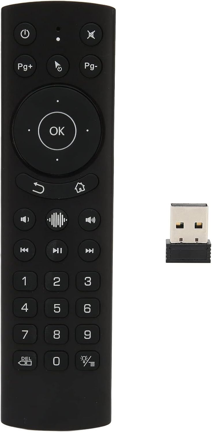 Sanpyl G20S etc(G20S Pro Voice Air Remote, IR Learning, USB Backlight Remote Keyboard with Gyroscope for TV Box, PC
