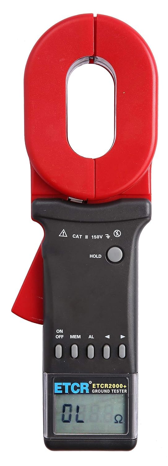 ETCR ETCR2000+ 1200Ω Digital Clamp Ground Earth Resistance Meter Tester 0.01-1200Ω