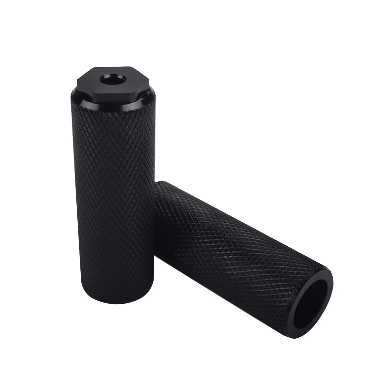 HOUSON 2 PCS Bicycle Pegs, Aluminum Alloy Bicycle Foot Pegs Bike Pegs Bicycle Footrests for Mountain Bikes Road Bike 100 * 28mm Black