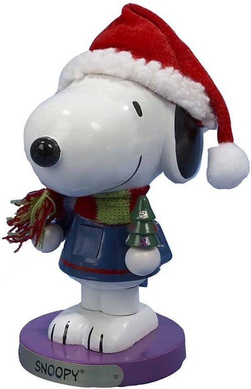 Kurt Adler Snoopy Nutcracker - 10-Inch Collectible Peanuts Holiday Decor