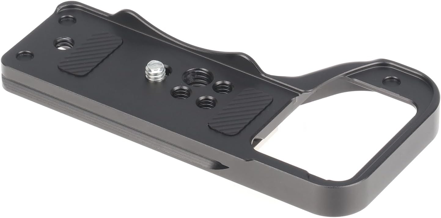 FocusFoto A6700 ILCE-6700 Quick Release Baseplate QR Plate Mount for Sony Alpha Mirrorless Camera, Compatible