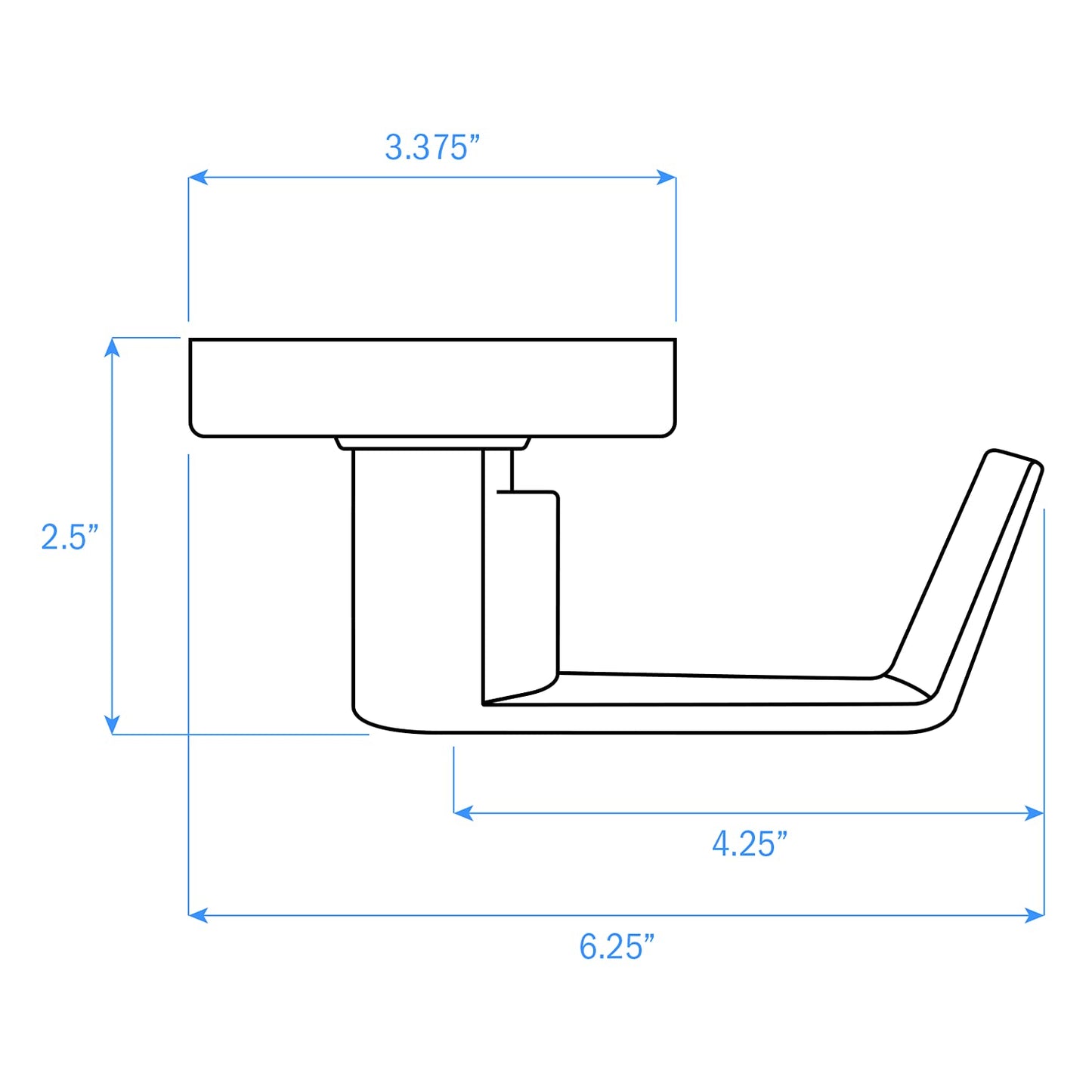 Nuk3y Azure Grade 2 Commercial Duty Cylindrical Lever Lockeset, ADA, UL Rated, Satin Chrome US26D (Entry)