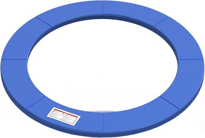 LANGXUN Universal Trampoline Repalcement Safety Pad, 8ft 10ft 12ft 14ft 15ft 16ft Waterproof Surround Spring Foam Cover for Round Frame