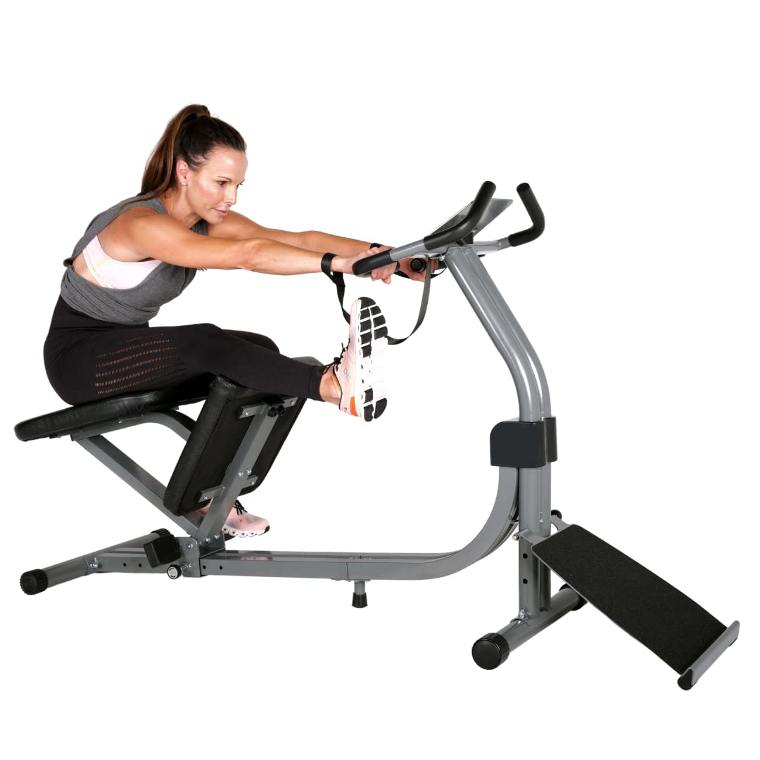 Nitrofit Limber Pro Adjustable Seat Stretch Machine for Lumbar Stretching, Lower Back Pain, Leg Stretch, Rehab, Flexibility, Injury Prevention, Calves