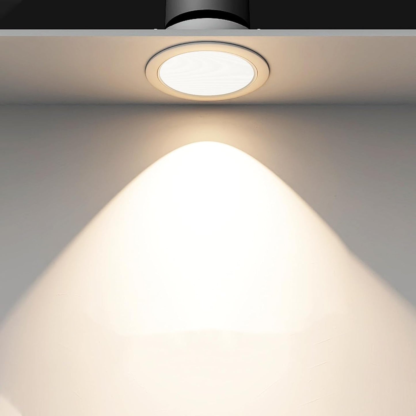 2pcs 7 Inch BESPORTBLE Lamp Shade Diffuser Round Recessed Light Cover for Ceiling Lamps Anti Glare Softener for Nursery
