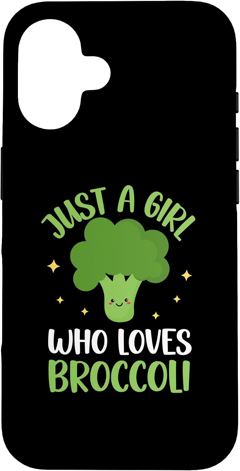 Best Broccoli Gifts Healthy Vegetable Leafy 16 iPhone Cool Broccoli Vegetarian Vegan Vegetable Food For Men Women Case