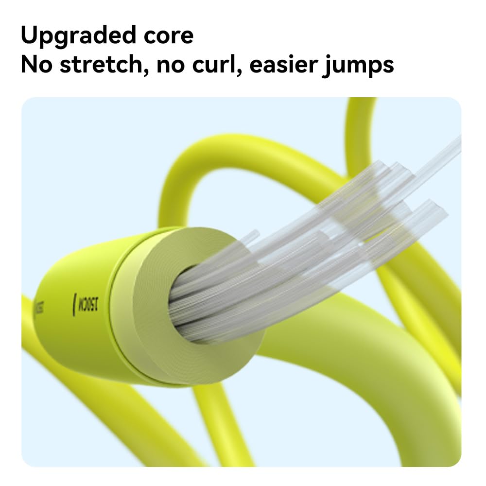 JOINROPE Kids Jump Rope for Children-Adjustable Speed Skipping Rope with Dual Bearings, Segmented Anti-Tangle Cord, Silicone Handles, Indoor Outdoor Fitness Toy for Boys & Girls (Pink)