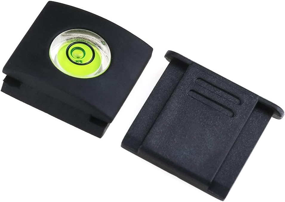 (2+1PCS) MOBOREST Camera Hot Shoe Cover Flashlight Bubble Level Protector for Canon Nikon Panasonic Fujifilm Olympus