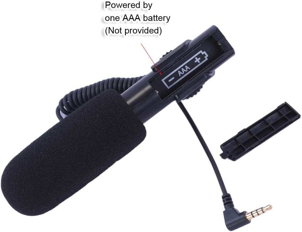 duomianshou 3.5mm DC/DV Dedicated Recording Microphone MIC with Cold Foot & Audio Plug for Digital Camera Video