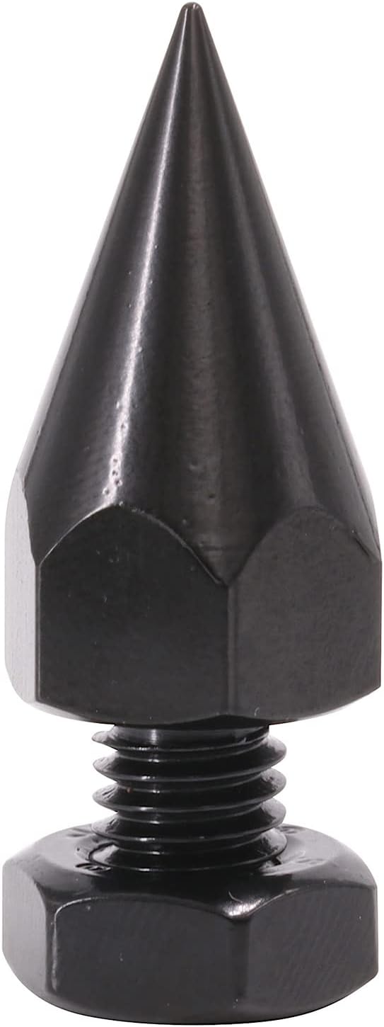 Flushbay 4 Pack M8 (M8) Speaker Spikes Floor Protectors Adjustable Speaker Isolation Spikes Black for Subwoofer CD DVD