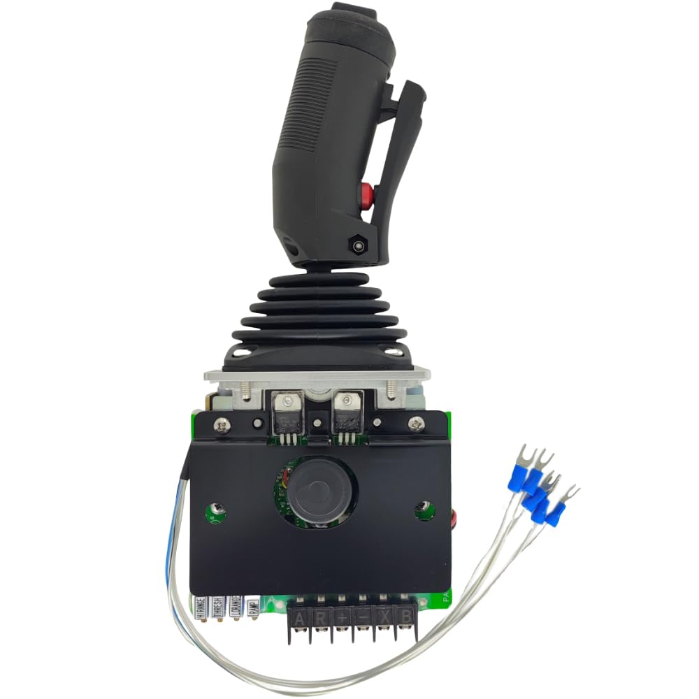 XYZIL Single Axis Joystick Controller 066544-001 Compatible with Upright Aerial Lift Proportional 12V Forward Reverse Work Platform Control Box
