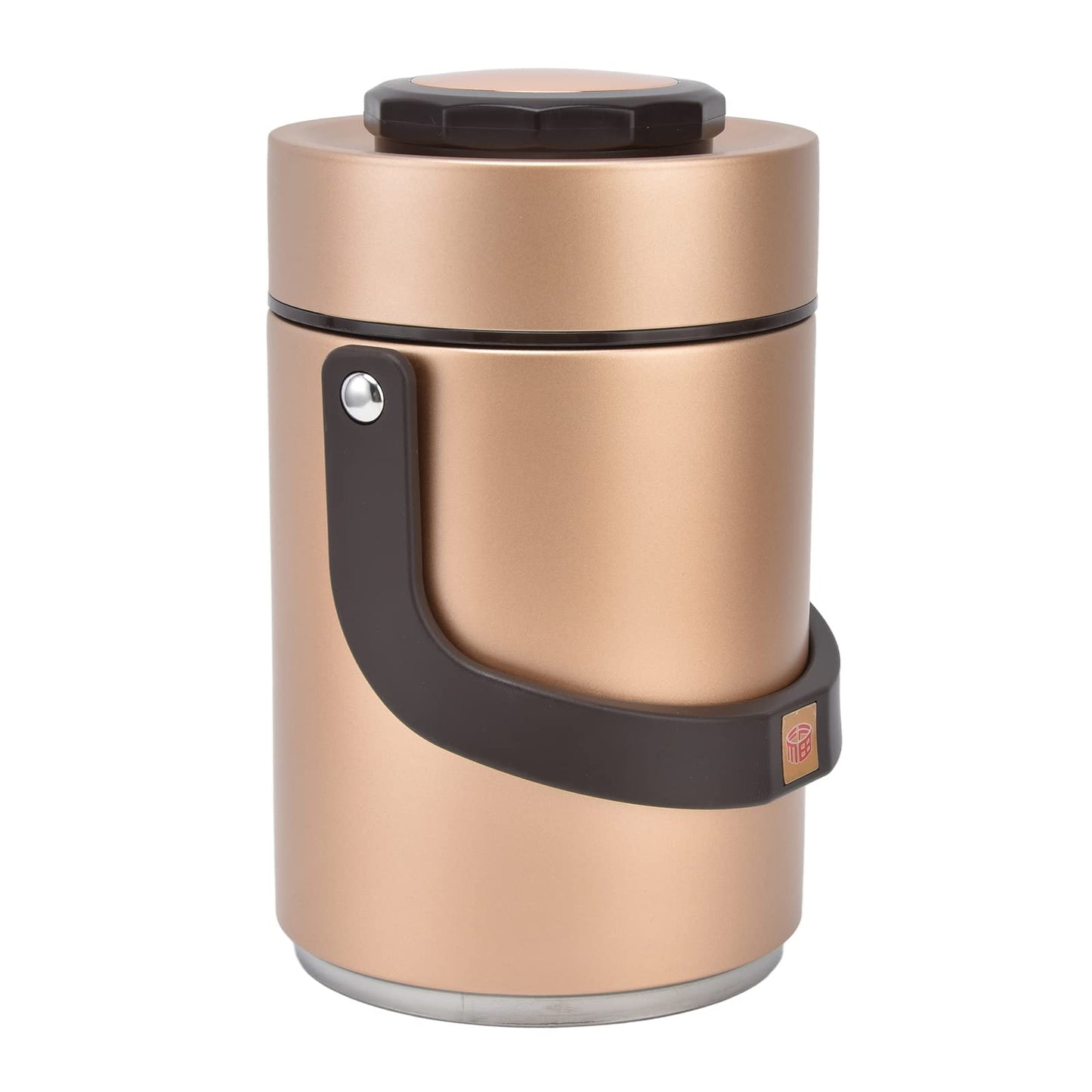 Estink 2000ml Vacuum Insulation Lunch Box 3 Layer Lunch for Hot Food, 304 Stainless Steel Thermal Lunch Box Insulated Food Jar Insulated Food Container (Gold)