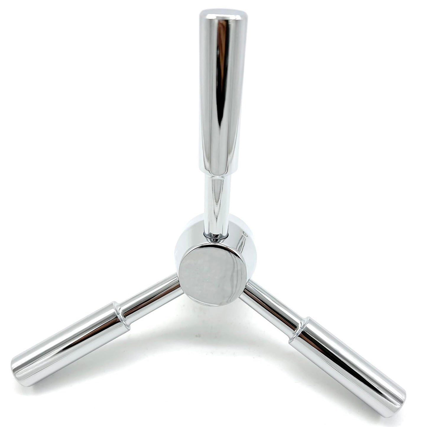 YOSEC Chrome 3 Spoke Gun Safe Handle for Rifle Safe, Deposit Safe and ATM Vault Doors