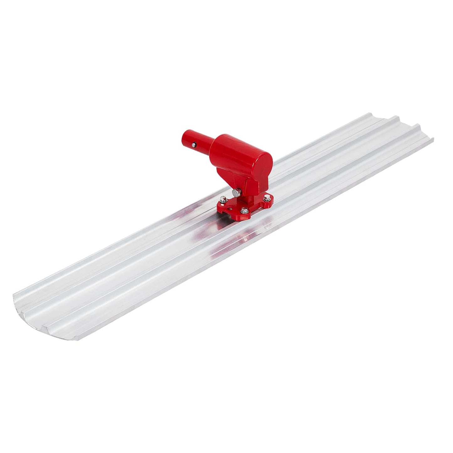 GarveeTech 48" x 8" Bull Float Magnesium Concrete Float, Metal Concrete Float Tool with Bracket for Multi-Angle Floating, Extruded Magnesium Alloy Blade, Round Blade