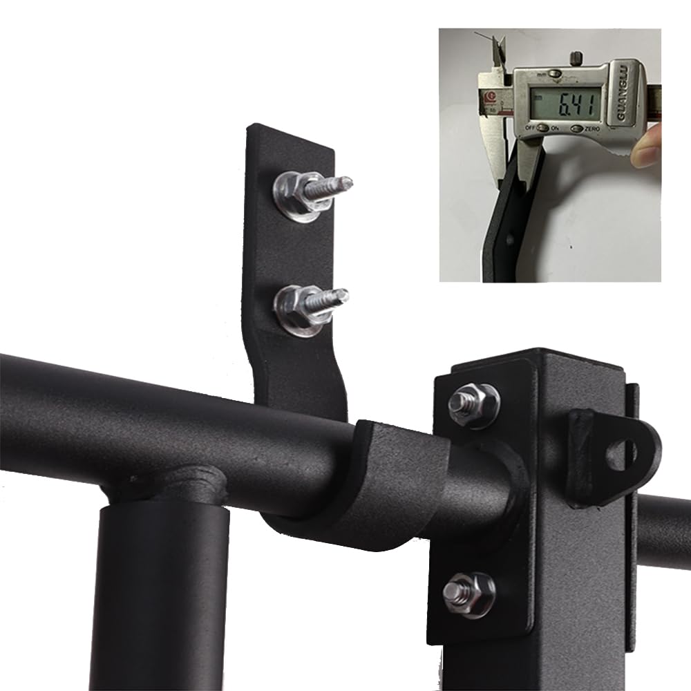 Cometofit Wall Mount Hooks, Multifunctional Wall Mounted Pull Up Bar Four Hooks with Wall Mount Screws