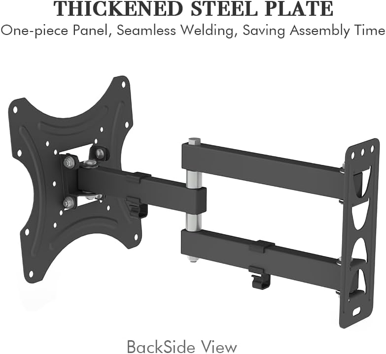 Generic 26-50" Adjustable Wall Mount Bracket Rotatable TV Stand with Spirit Level