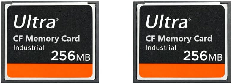 LILIWELL 256MB 256MB (2PACK) CF Card Ultra Memory Card Industrial for DSLR Camera Card Designed for Photographers