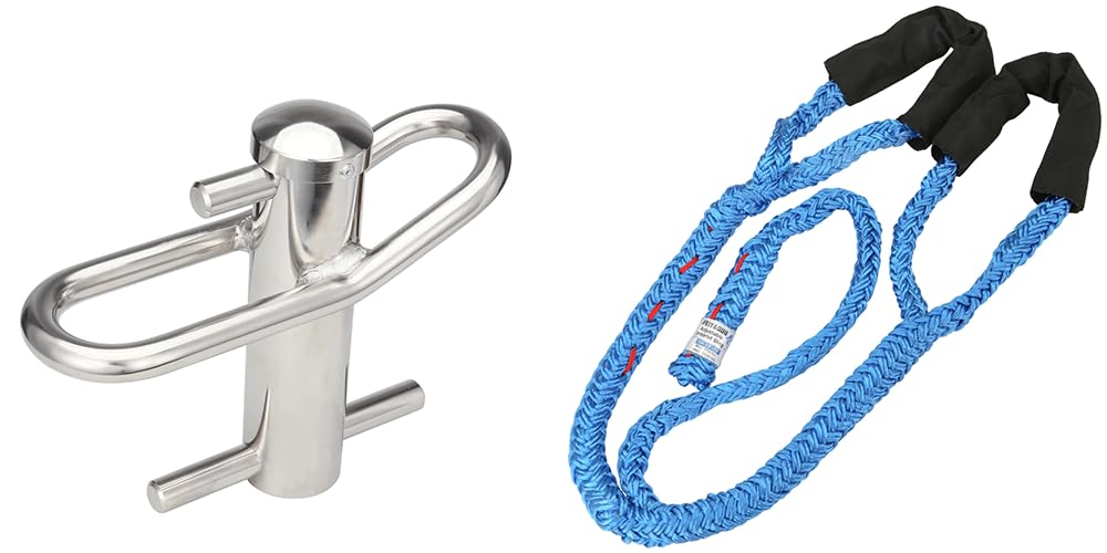 Feiyagoo Port A Wrap Whoopie Sling Kit, Medium Size for Tree Work, 7,000lb Breaking Strength, 10:1 Work Load Ratio at 2000lbs, Arborist Tree Rigging Equipment