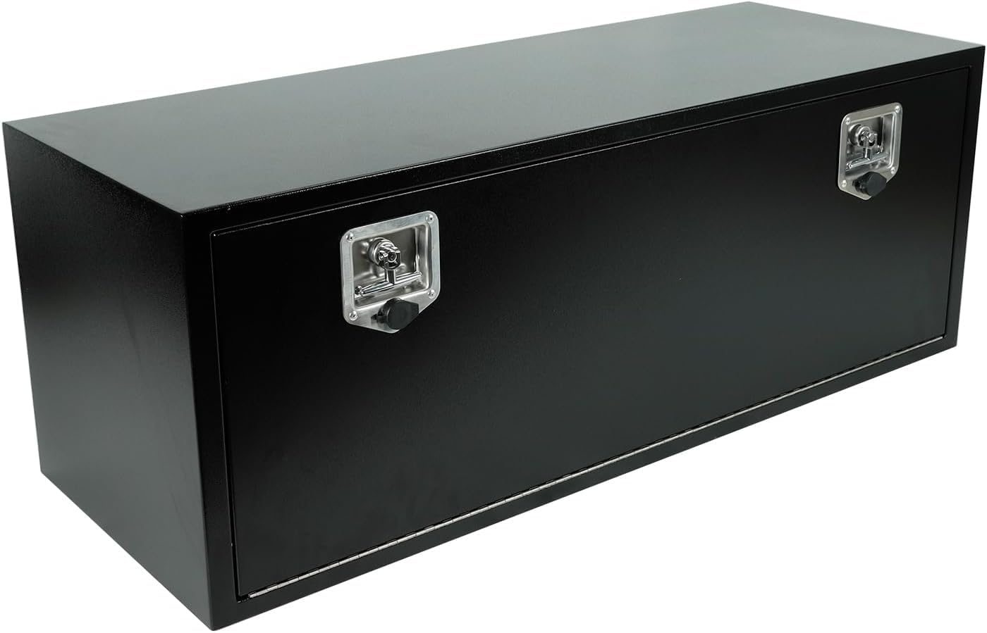 48" Underbody Truck Tool Box, Heavy Duty Steel Underbody Toolbox with T-Handle Lock & Weatherproof Seal, Lockable Truck Trailer Tool Box for Pickup, Semi Truck, RV, Flatbed, Tractor – 48 x 18 x 18