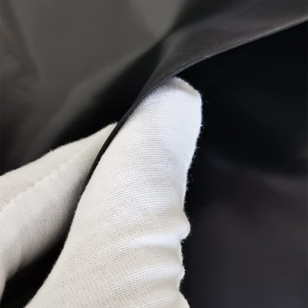 PreAsion Pond Liner 20ft ×30ft HDPE Black Pond Liner Large Garden Pond Liners Flexible Skins Lining for Koi Ponds Fountains Fish Pool Water Gardens 0.3mm/12mil Thickness