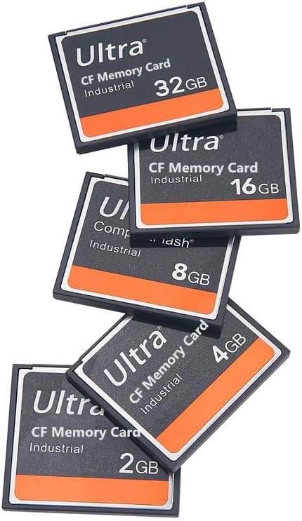 LILIWELL 128MB 128MB (2PACK) CF Card High Speed Ultra CF Memory Card Industrial Grade for DSLR Camera Card Designed