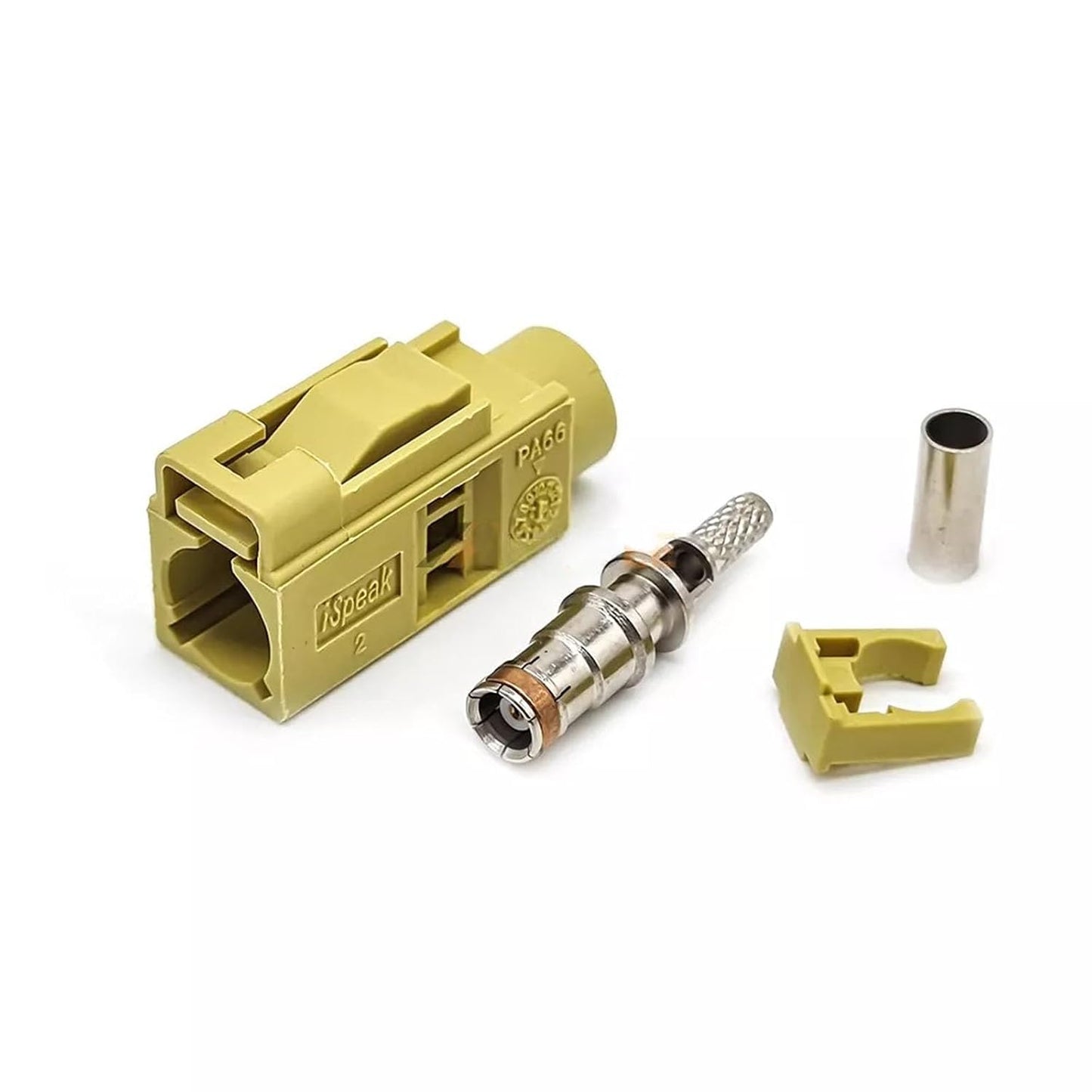 3Pcs RG316 RG174 RF Coaxial Cable Connector, Fakra Video Connector K Female Cable Connector for Navigation Ships or Car