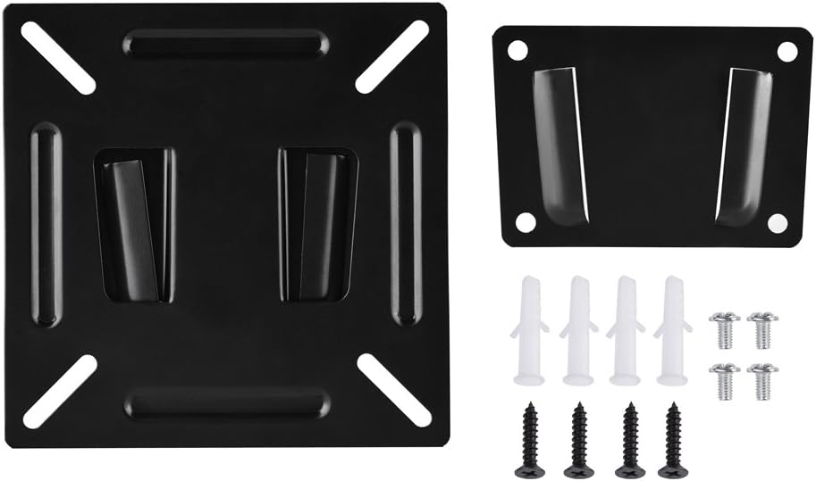Hakeeta 12-24inch TV Wall Mount for LCD LED Monitor, PC Screen, Plasma Flat Screen TVs, Easy to Install, High Cost