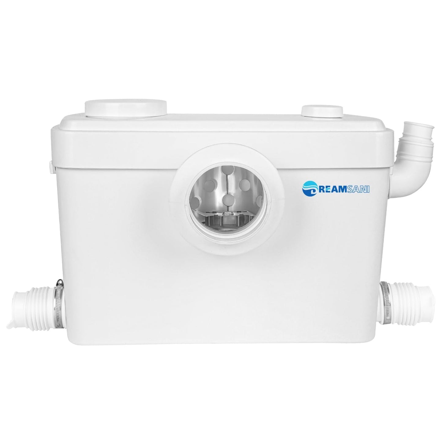 Dreamsani 750W Macerator Pump for Macerating Toilet, Sewerage Sump Pump for Basement Toilet, Upflush Waste Water Pump for Marine Toilet, Laundry Sink,Shower