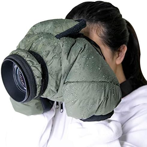 CamRebel Water-Resistant Rain Cover Protector for DSLR Cameras for Outdoor Photography