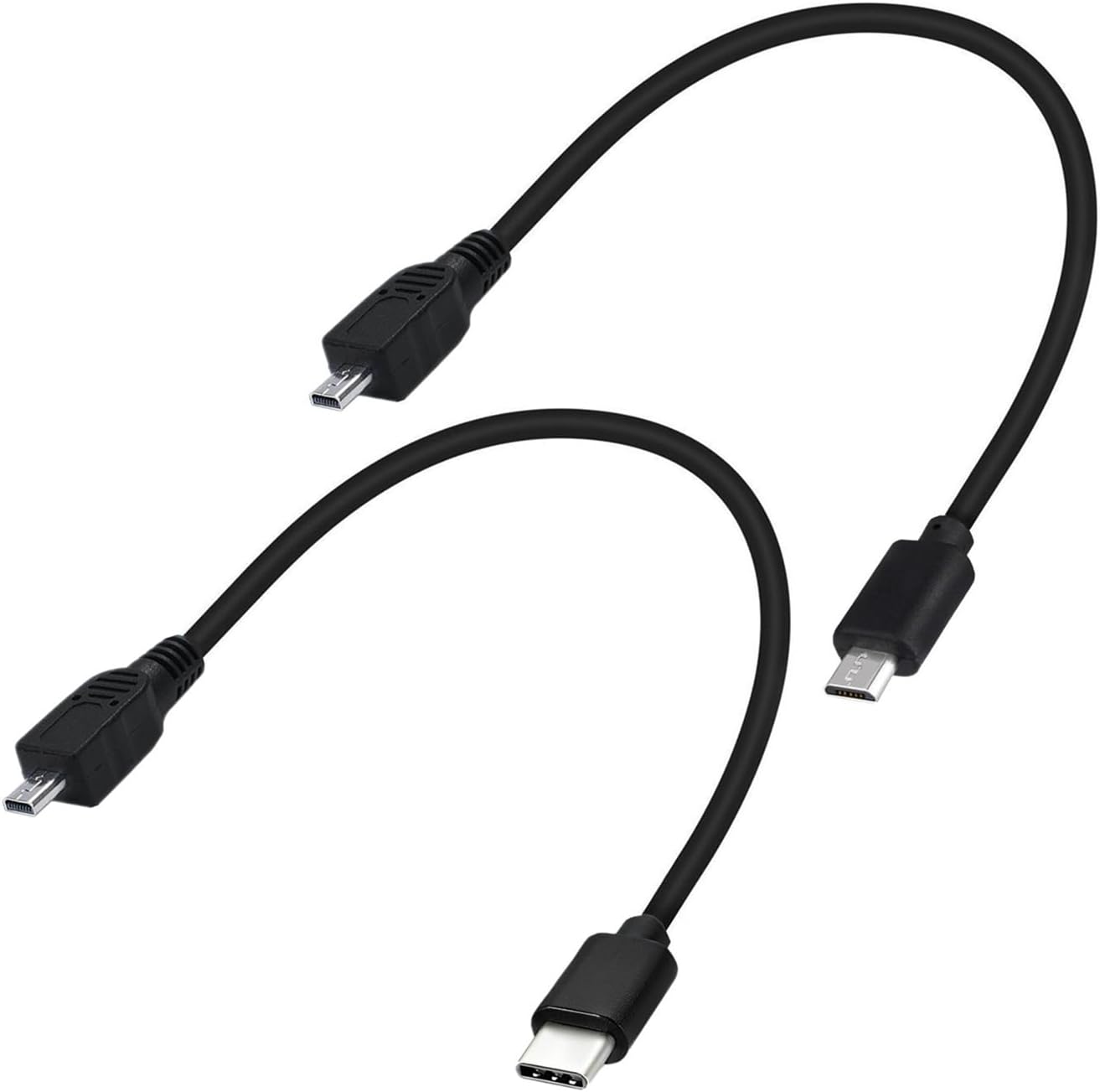 WAGHAVEN 8P Portable USB to USB C Cable USB C Photo Transfer Cable for DSLR Digital Cameras Compatible for Various