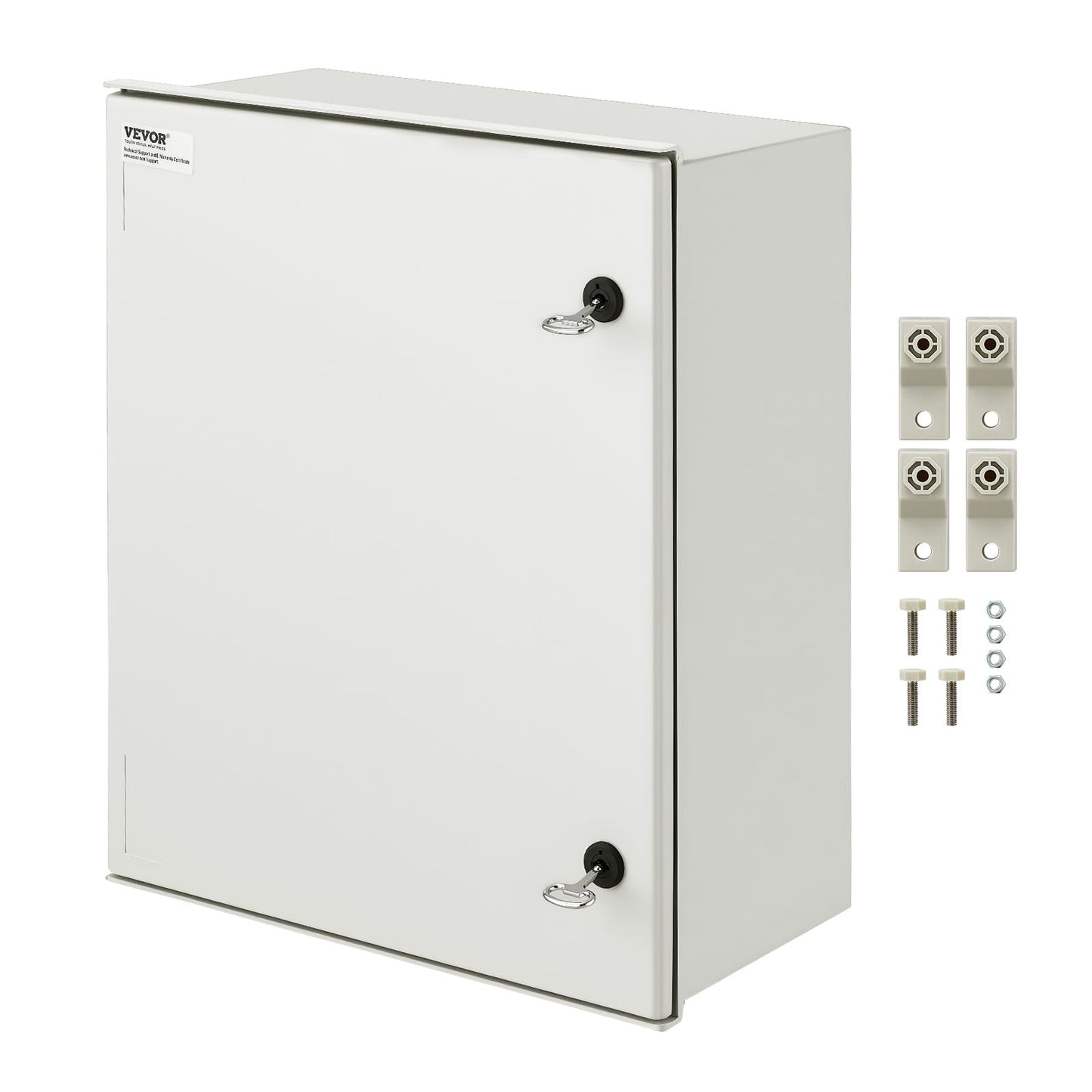 VEVOR Electrical Enclosure Box,23.6''×19.7''×9.1'',Fiberglass Junction Box,IP66 Waterproof & Dustproof,Outdoor Electrical Box,with Mounting Plat
