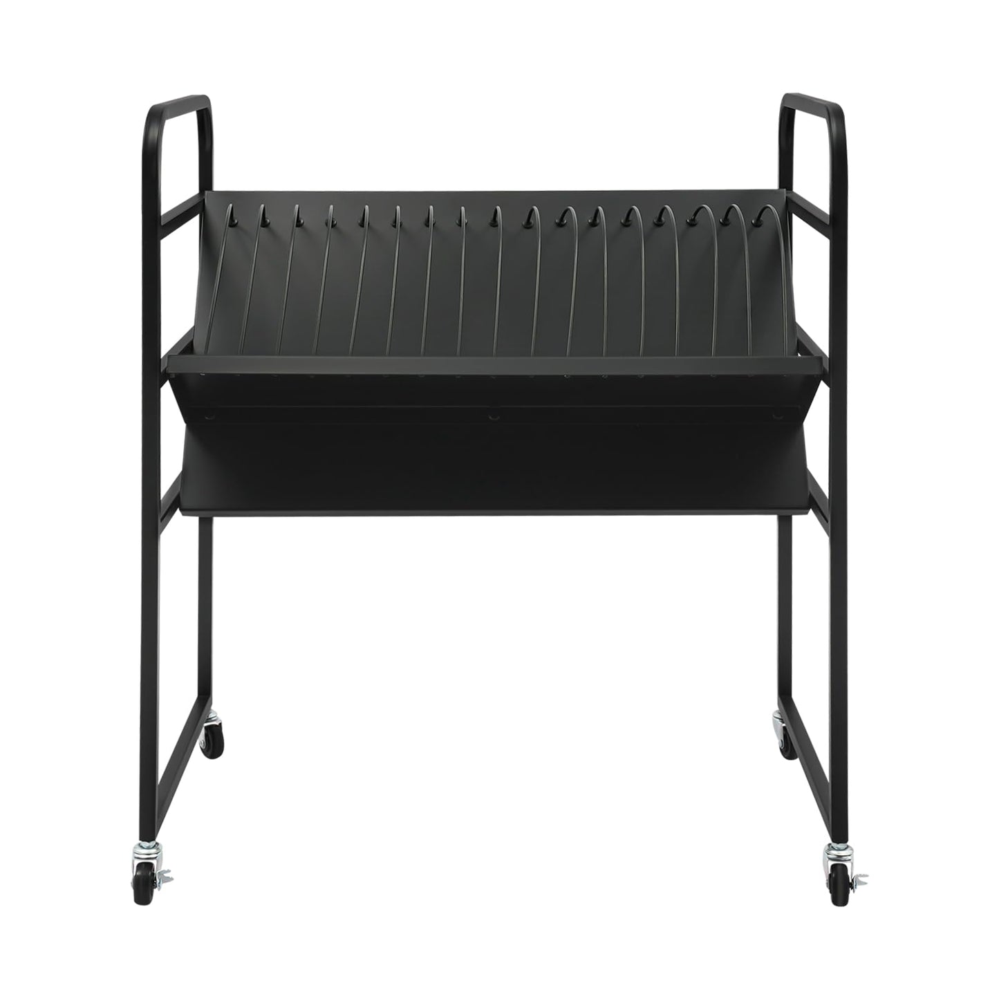 Bulelula 16-Bay Laptop and Tablet Open Charging Station, Tablet Mobile Charging Cart Storage Cart Up to 14in Screen Size for Office Classroom