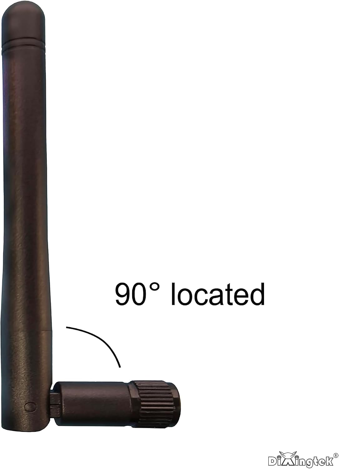Dixingtek 6E 2.4GHz 5GHz 6GHz 2-Pack WiFi Tri-Band Bluetooth RP SMA Male Antenna, Compatible with WiFi Router Camera
