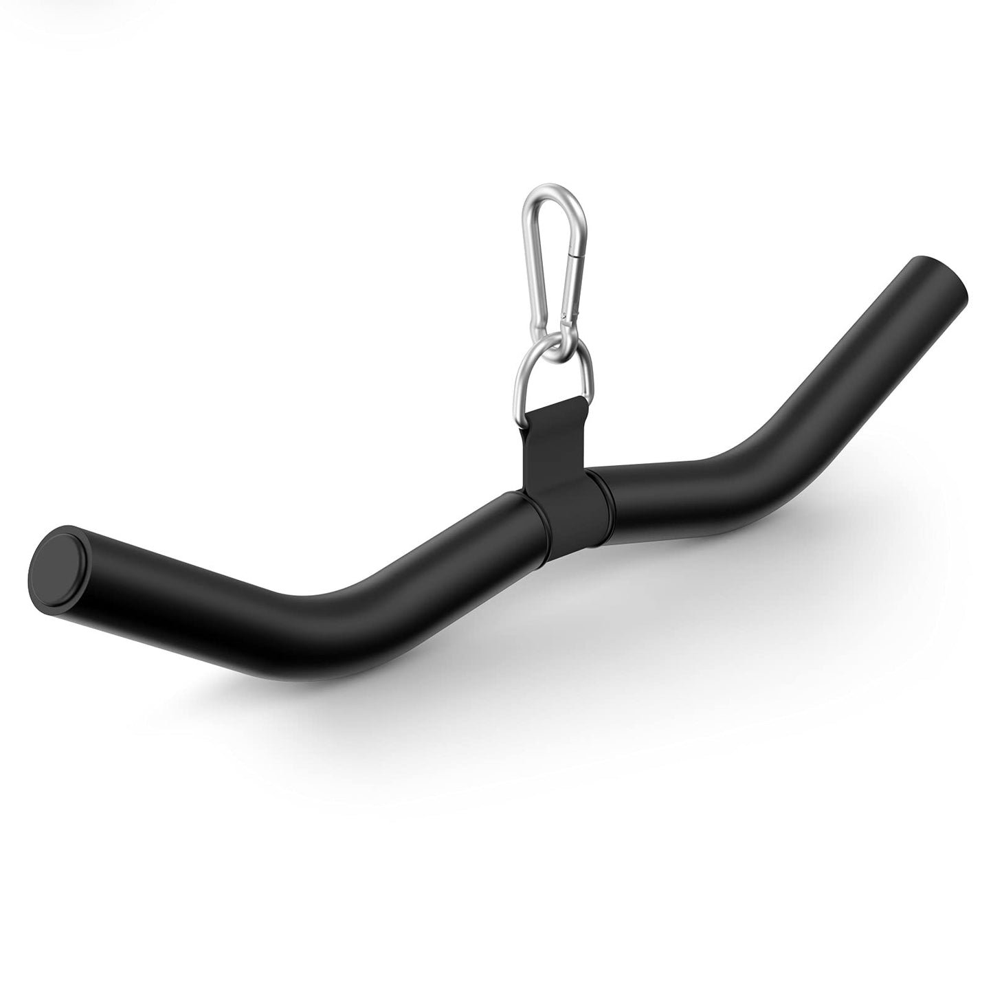 19” LAT Pull Down Bar Attachments, Cable Attachments for Gym, LAT Pullown Bar for Cable Machine Attachment, LAT Bars with Rubber Handgrips for Home Gym Training Tricep Back Muscles
