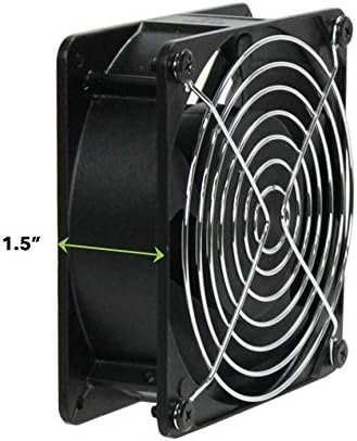 12 cm, 110V Navepoint AC Fan Kit for Server Rack Cabinet Computer Case