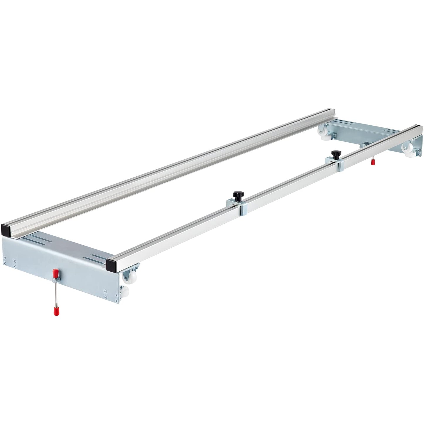 VEVOR Router Sled, 64 inches / 162.6cm Width, Slab Guide Jig for Woodworking with Locking Function, Portable and Easy to Adjust, Trimming Planing Machine for Wood Flattening, Home DIY