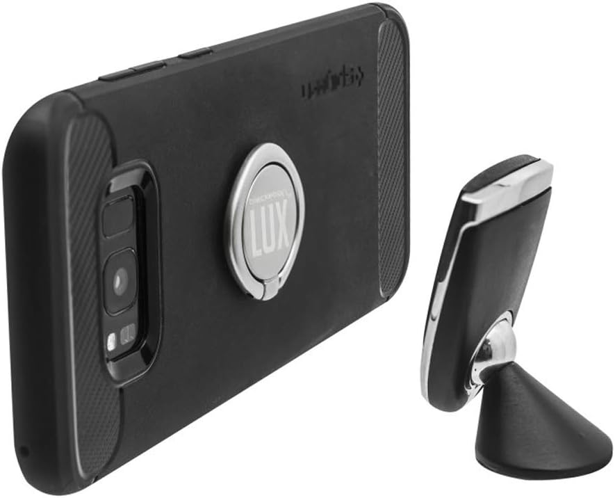 Bracketron LX1-996-2 Lux Additional Metal Plates for Magnet Phone Holder with Adhesive, Stand and Plate