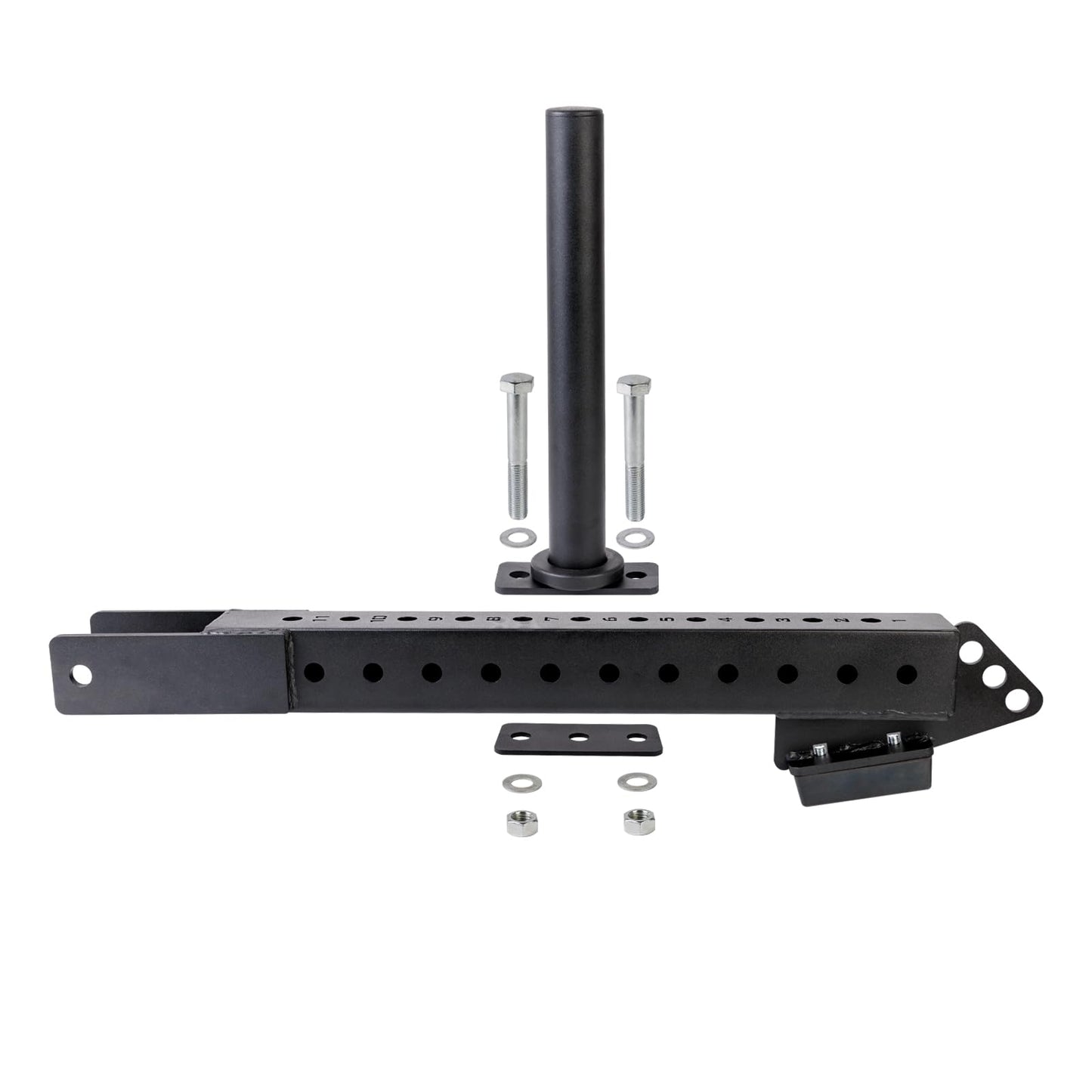 BROTTEBEAR Multi Use Belt Squat Attachment with Lever Arms fits for 3"X 3" Square Tube Power Cages Home Gym Accessory for Strength Training with 330 lbs Capacity (Not Included Squat Belt)