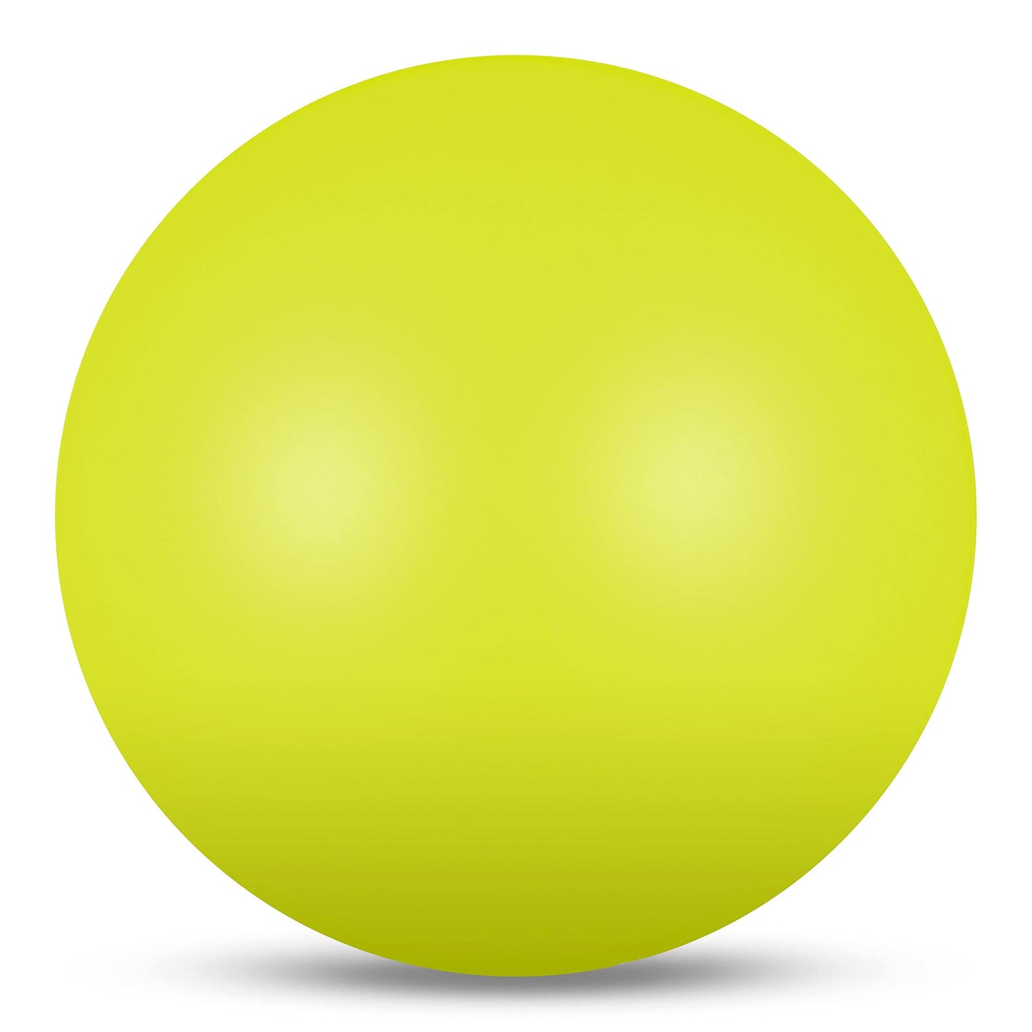 DRUNA Ball for Rhythmic Gymnastics | Ideal for Training and Competition | Two Sizes (Neon Yellow, 15 cm)
