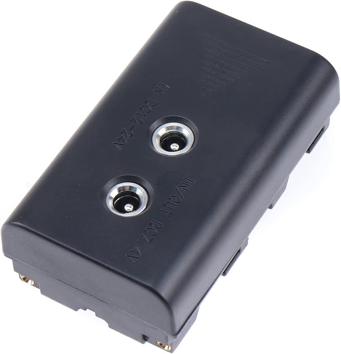 FocusFoto Dummy NP-F960/750/770/970 Power Adapter NP-F Battery DC Coupler Replacement of with a DC Input and a DC