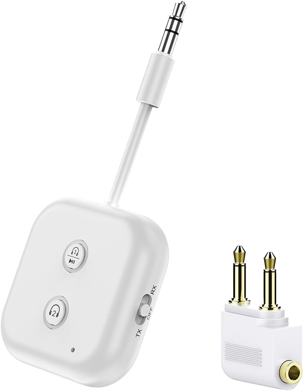 LENDAWAY 5.4 2 Bluetooth Transmitter Receiver,Airplane Bluetooth Audio Adapter,Wireless Audio Transmitter