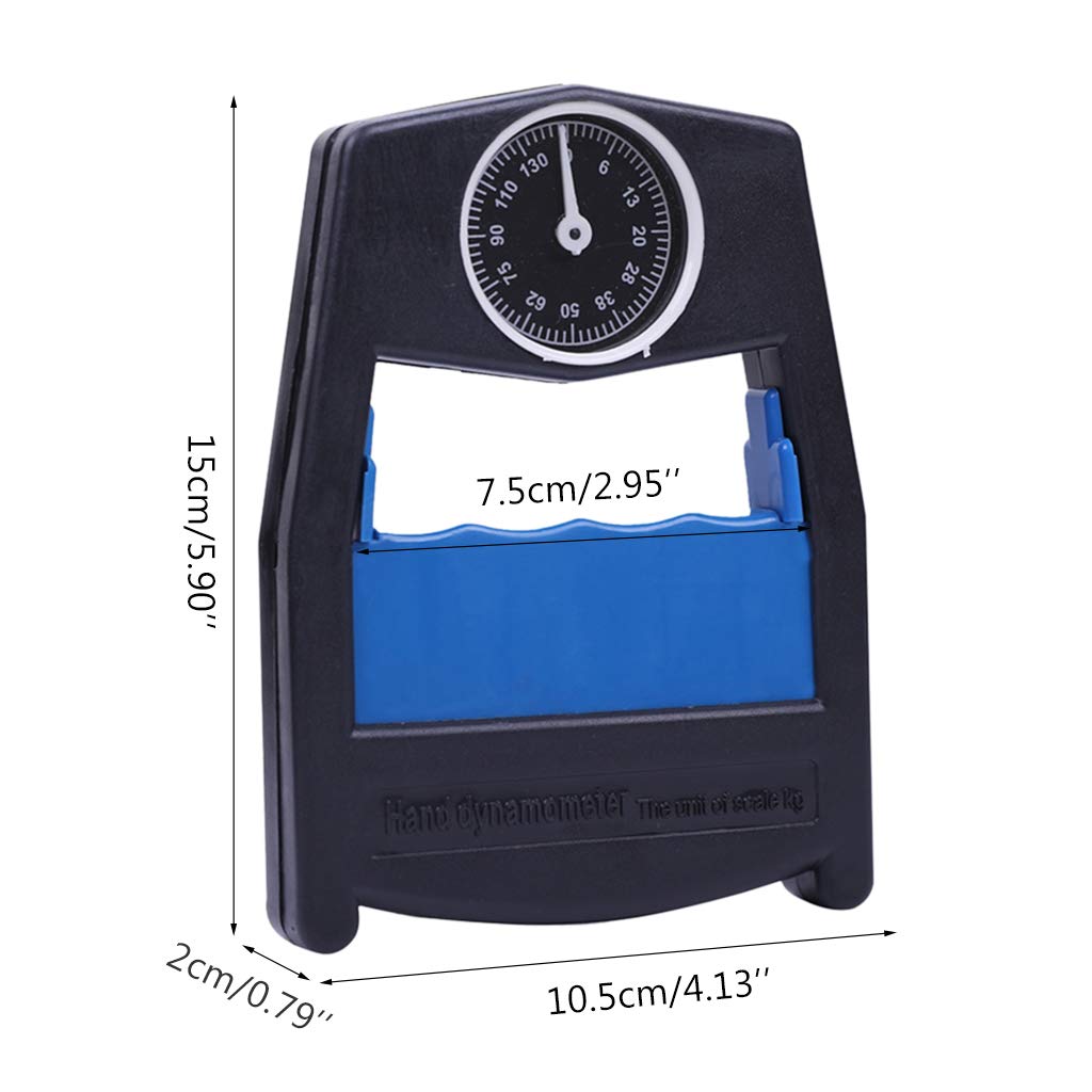 kobeIeen Hand Dynamometer Grip Power Strength Meter Force Measurement Tool Force Gauge Ergonomic Measurement