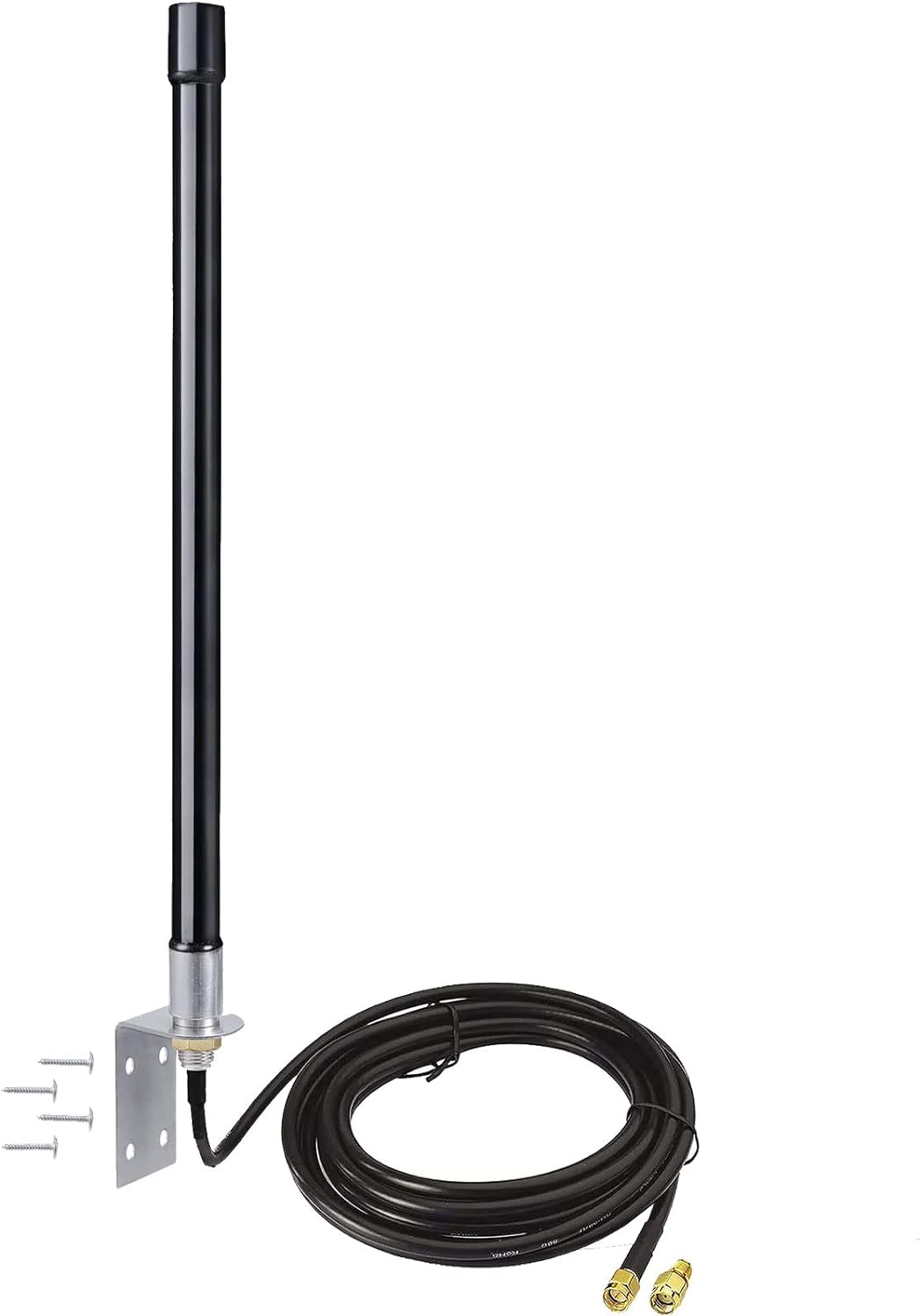 BINGFU 4g LTE Long Range Cellular Trail Camera Antenna Wall Mount - Compatible with Spypoint Link Micro Flex Covert