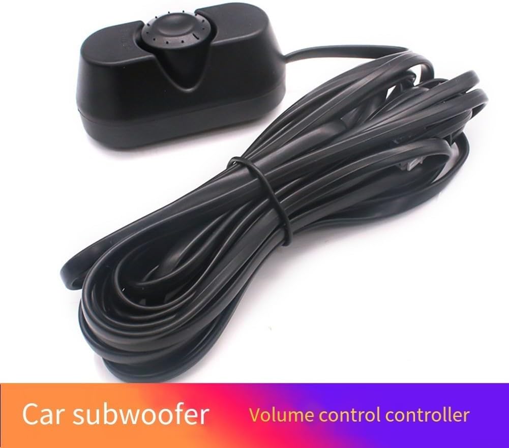 Cryspearl 13.12 Car Audio Remote Volume Adjuster Controller with PVC and Copper Wire for Easy Installation and Speaker