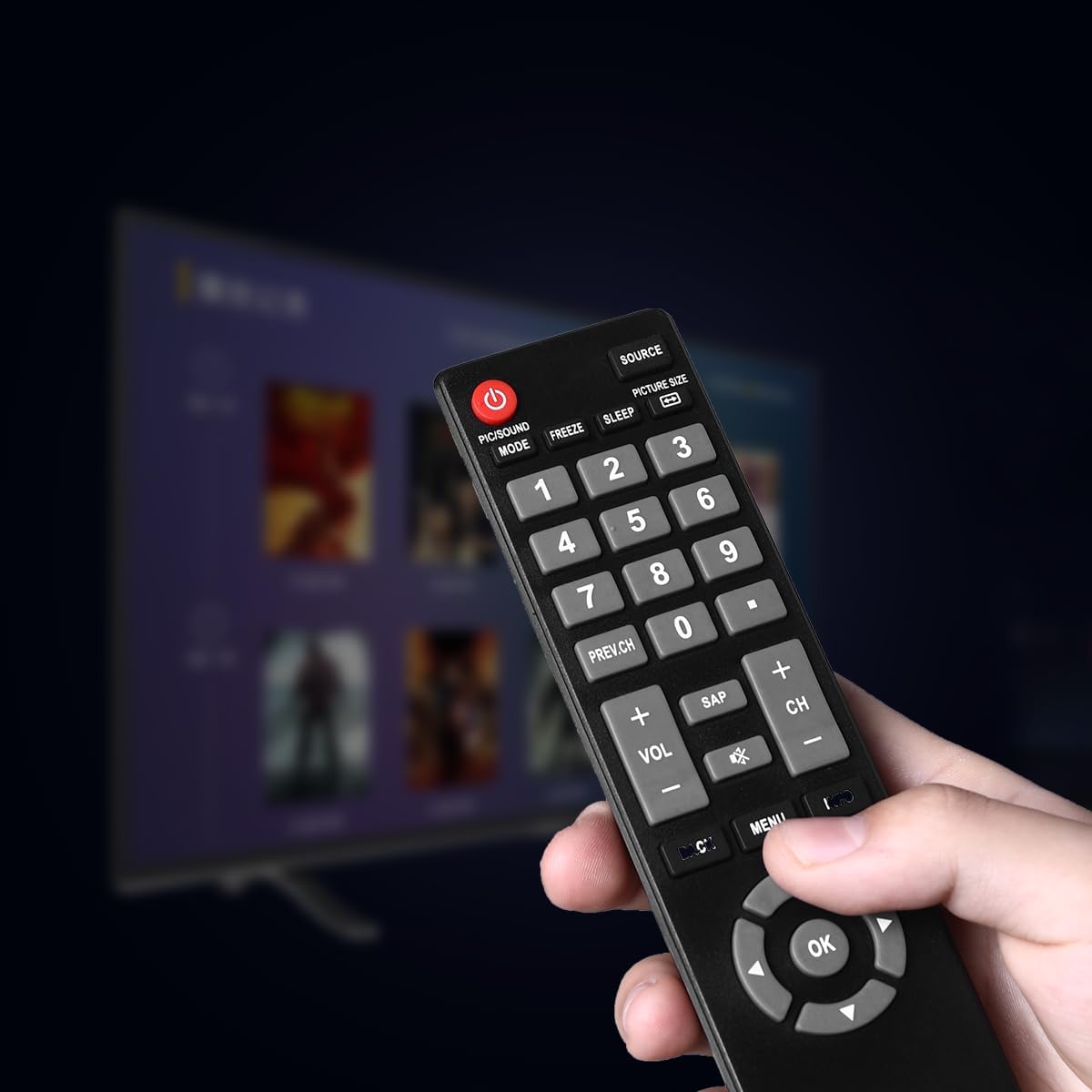 Auilzlz NH305UD Universal TV Remote Control for All Emerson TVs